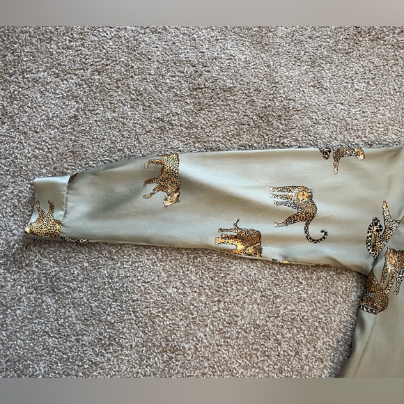 Zara Leopard Silk Blouse - Picture 7 of 9